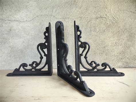 old metal shelf brackets|farmhouse shelf brackets wrought iron.